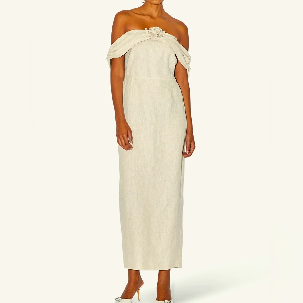 Bernadette Serena Dress - Rustic Beige